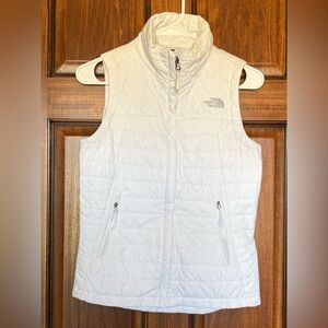 The North Face White Quilted Women's Vest. XSmall.